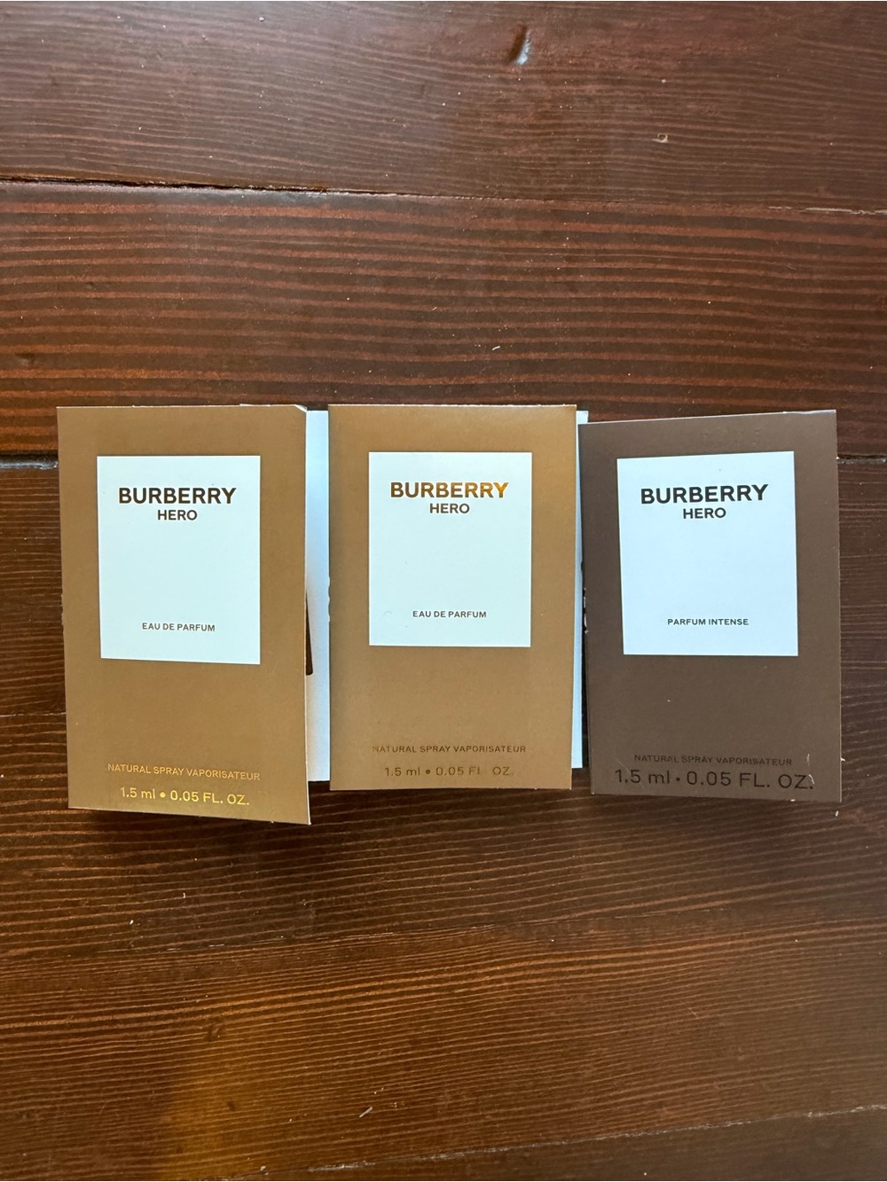 3 x Burberry Hero